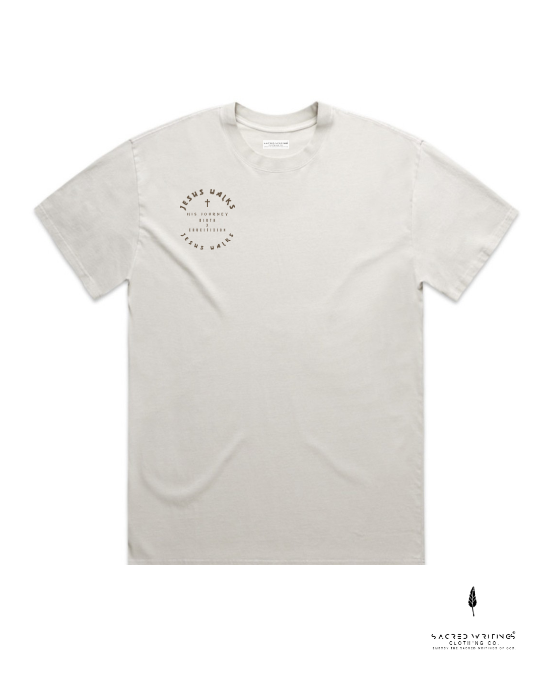 Jesus Walks Cream | Womens T-Shirt