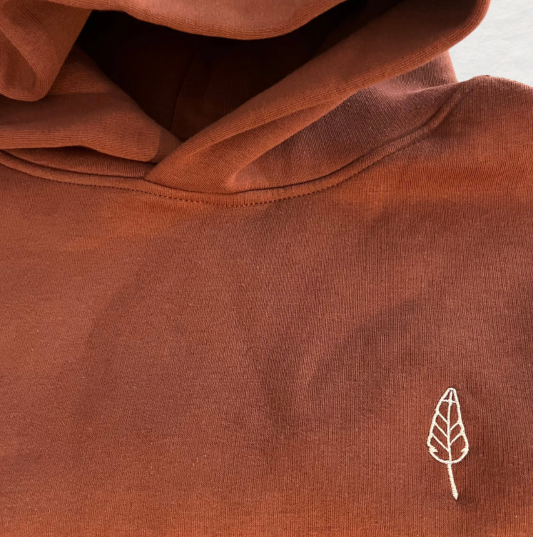 Year Three | Some Things Embroidered Unisex Hoodie - Clay