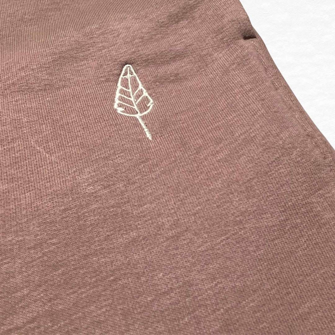 Womens Embroidered Logo Sweats - Hazy Pink