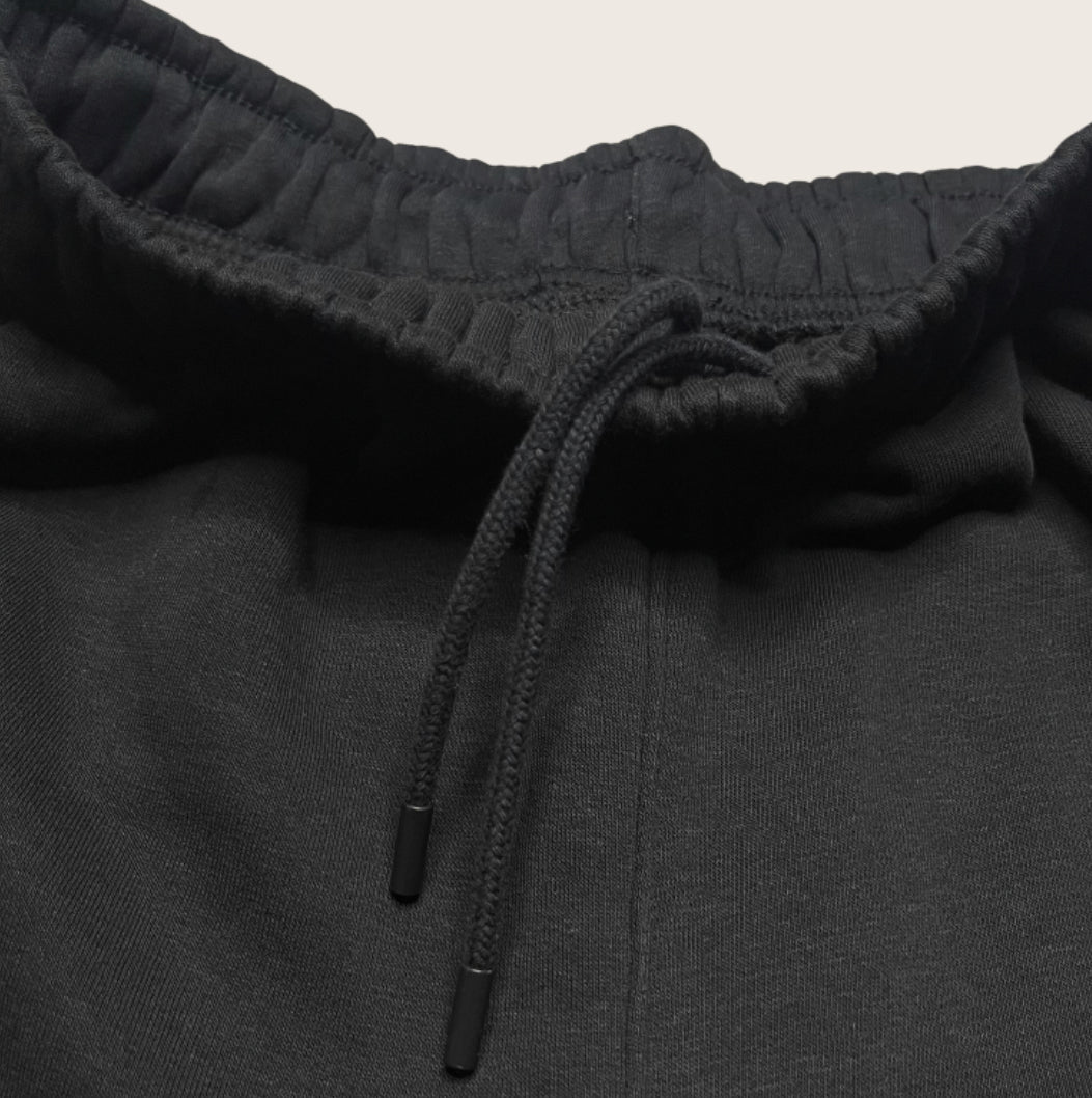 Womens Embroidered Logo Sweats - Black