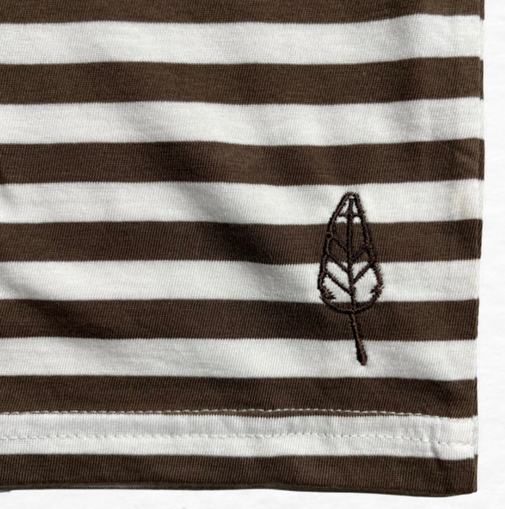 Mens Walnut Stripe T-Shirt