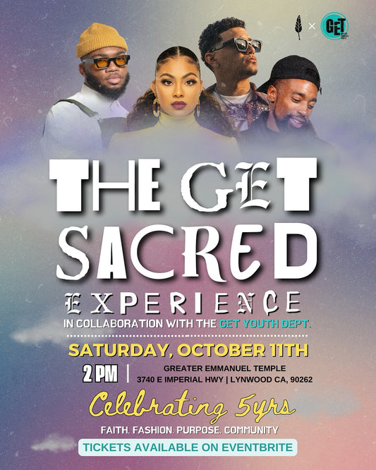 GET SACRED CONCERT TEE | Limited Edition