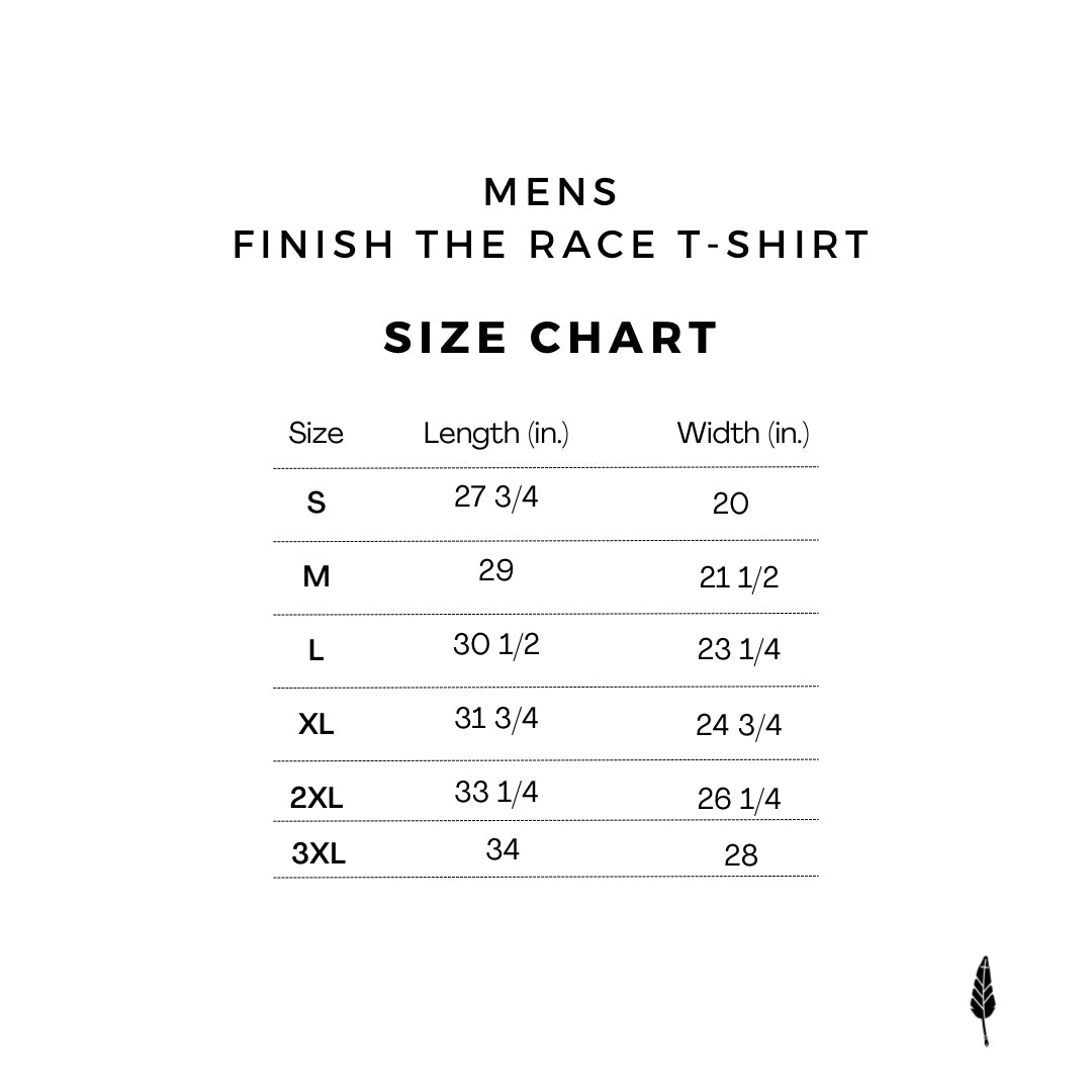 Mens - Finish The Race T-Shirt
