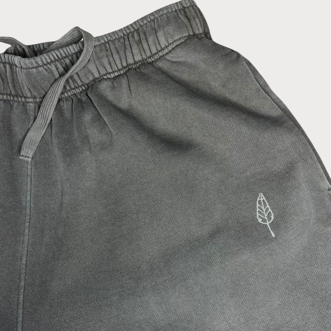 Premium Faded Grey Sweats w/Cream Embroidery - UNISEX