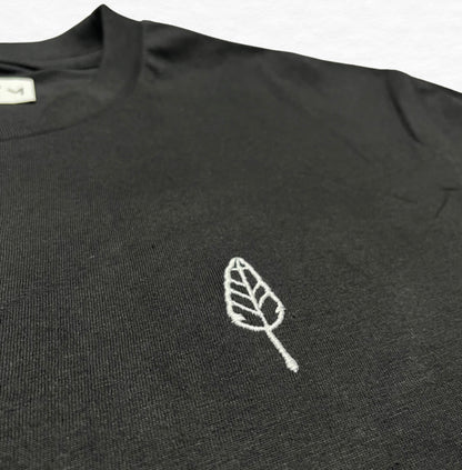 Mens Embroidered Logo T-Shirt - Black