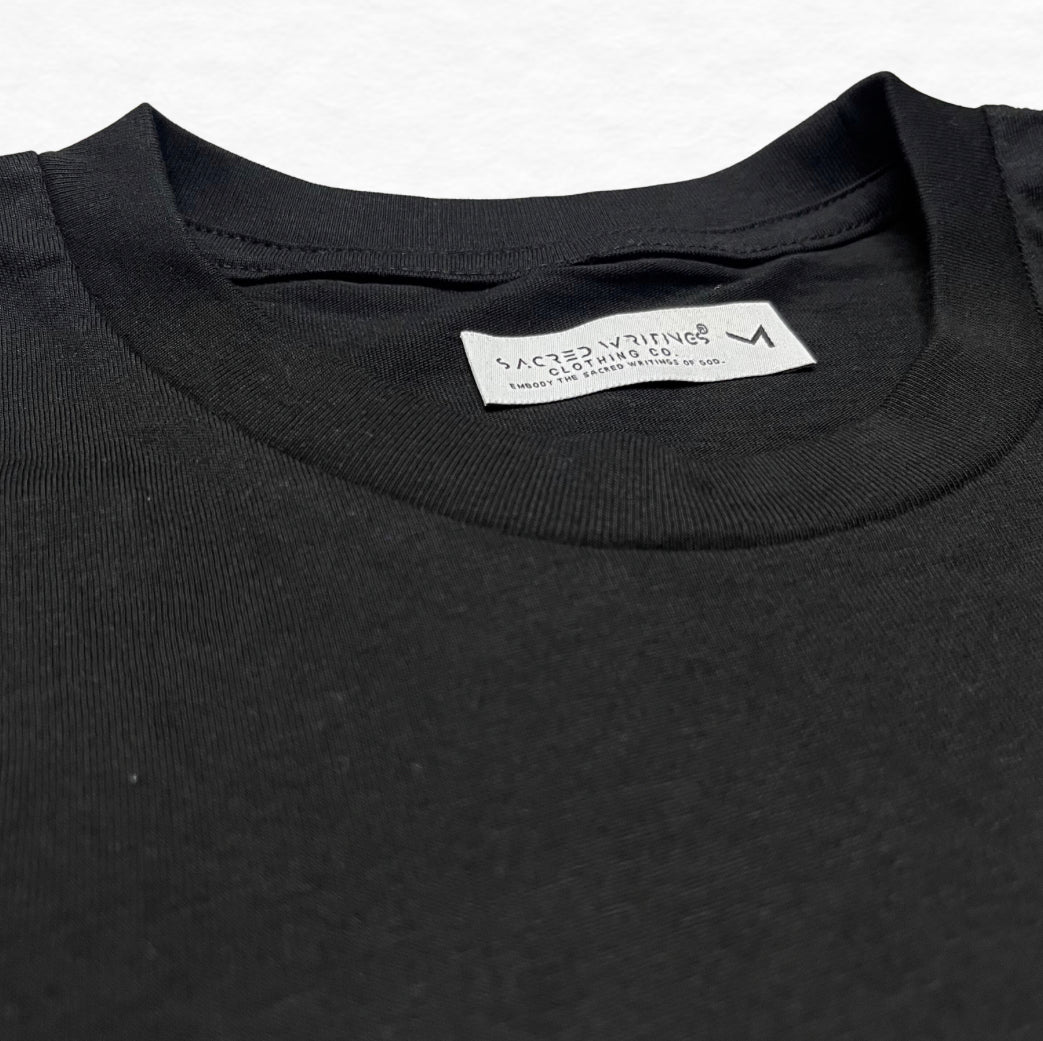 Mens Embroidered Logo T-Shirt - Black