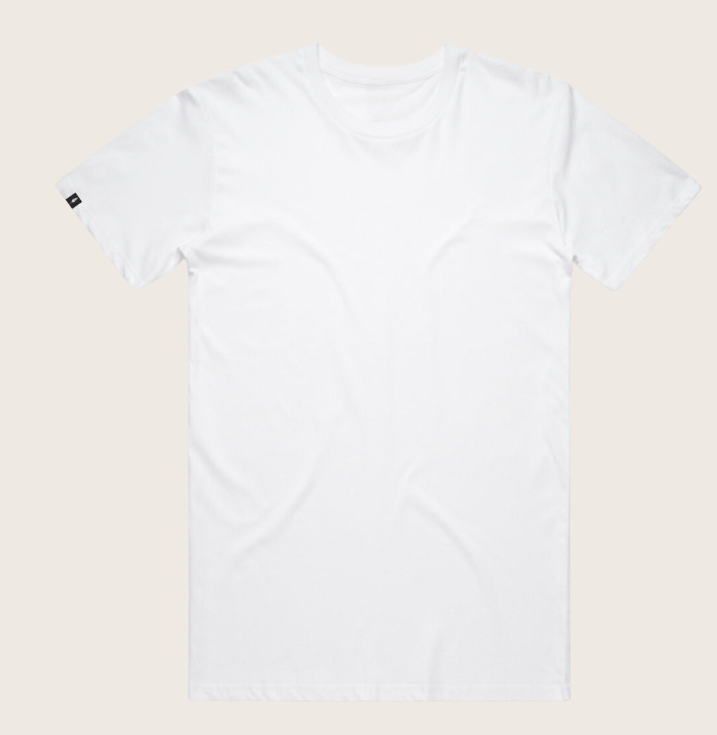 Mens White Premium T-Shirt - SWCC Hem Tag