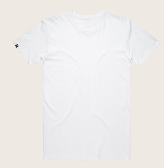 Mens White Premium T-Shirt - SWCC Hem Tag