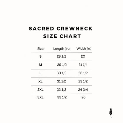 Womens Sacred Crew - Black