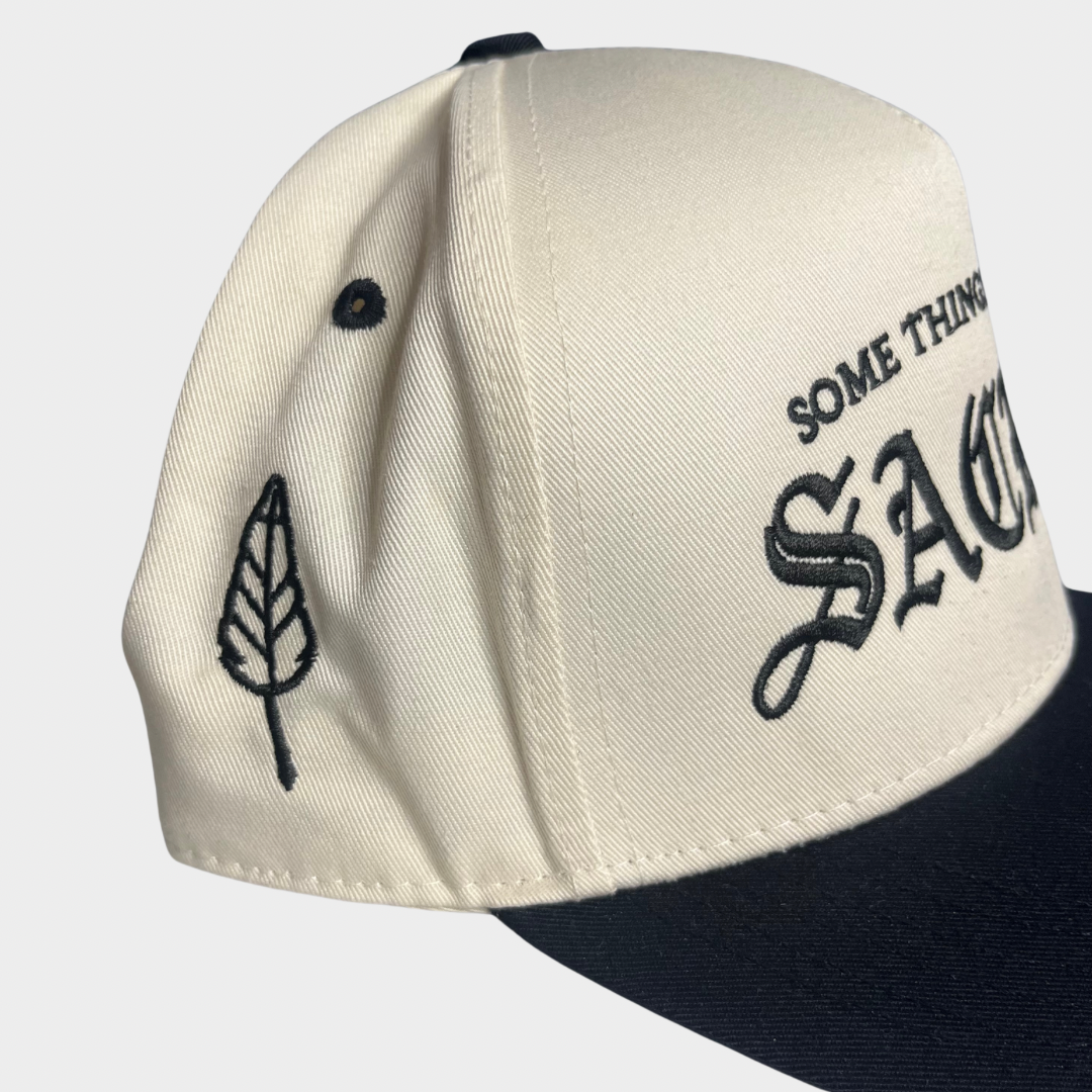 Year 4 Sacred Cap: Black & Cream