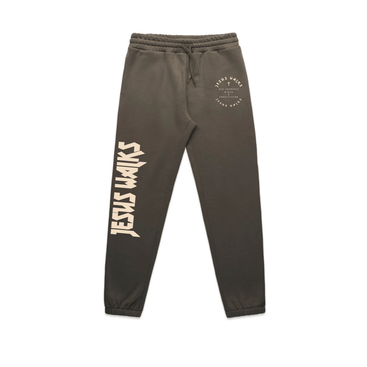 JESUS WALKS SWEATPANTS (WALNUT)