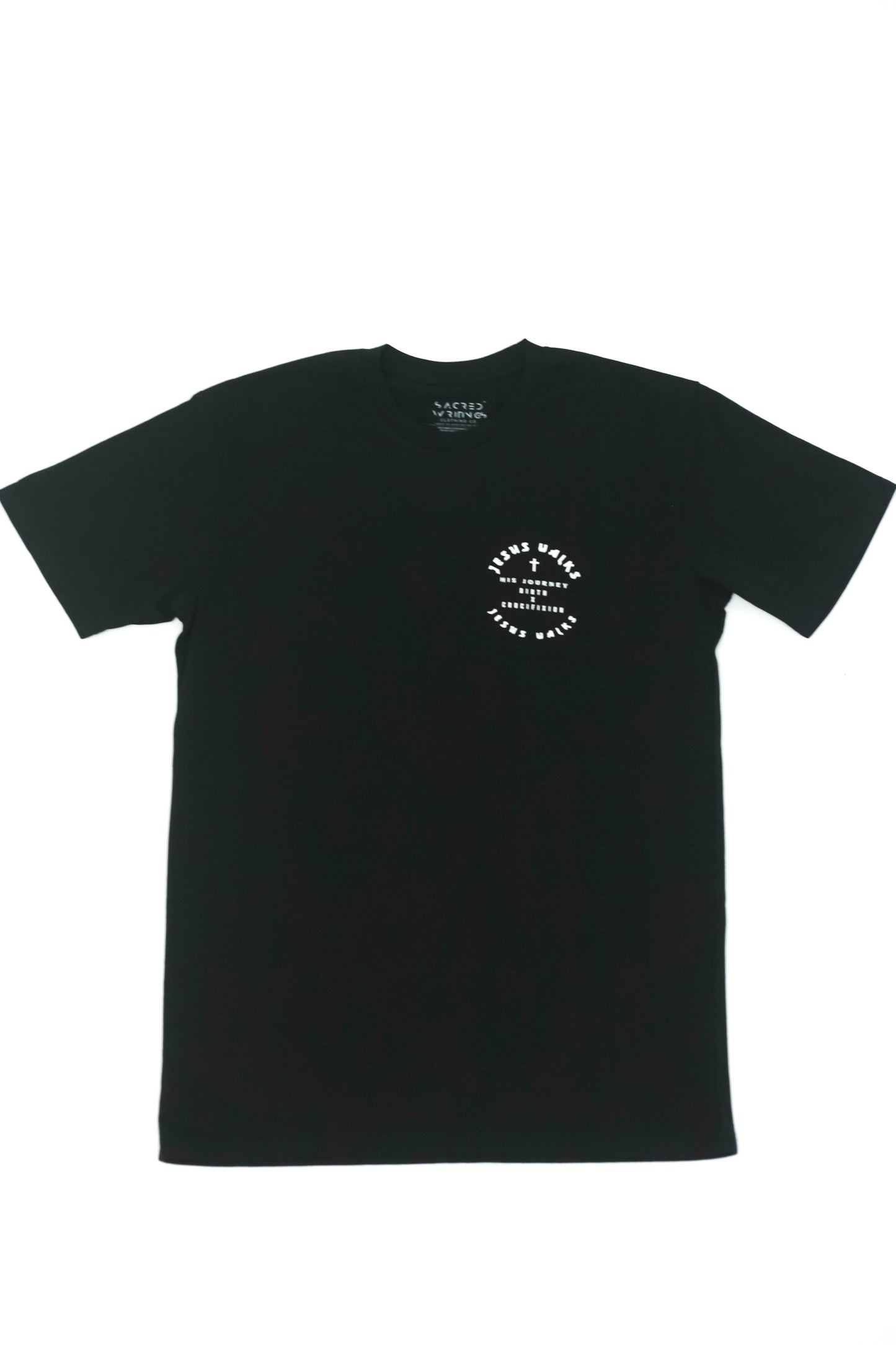 JESUS WALKS BLACK TEE