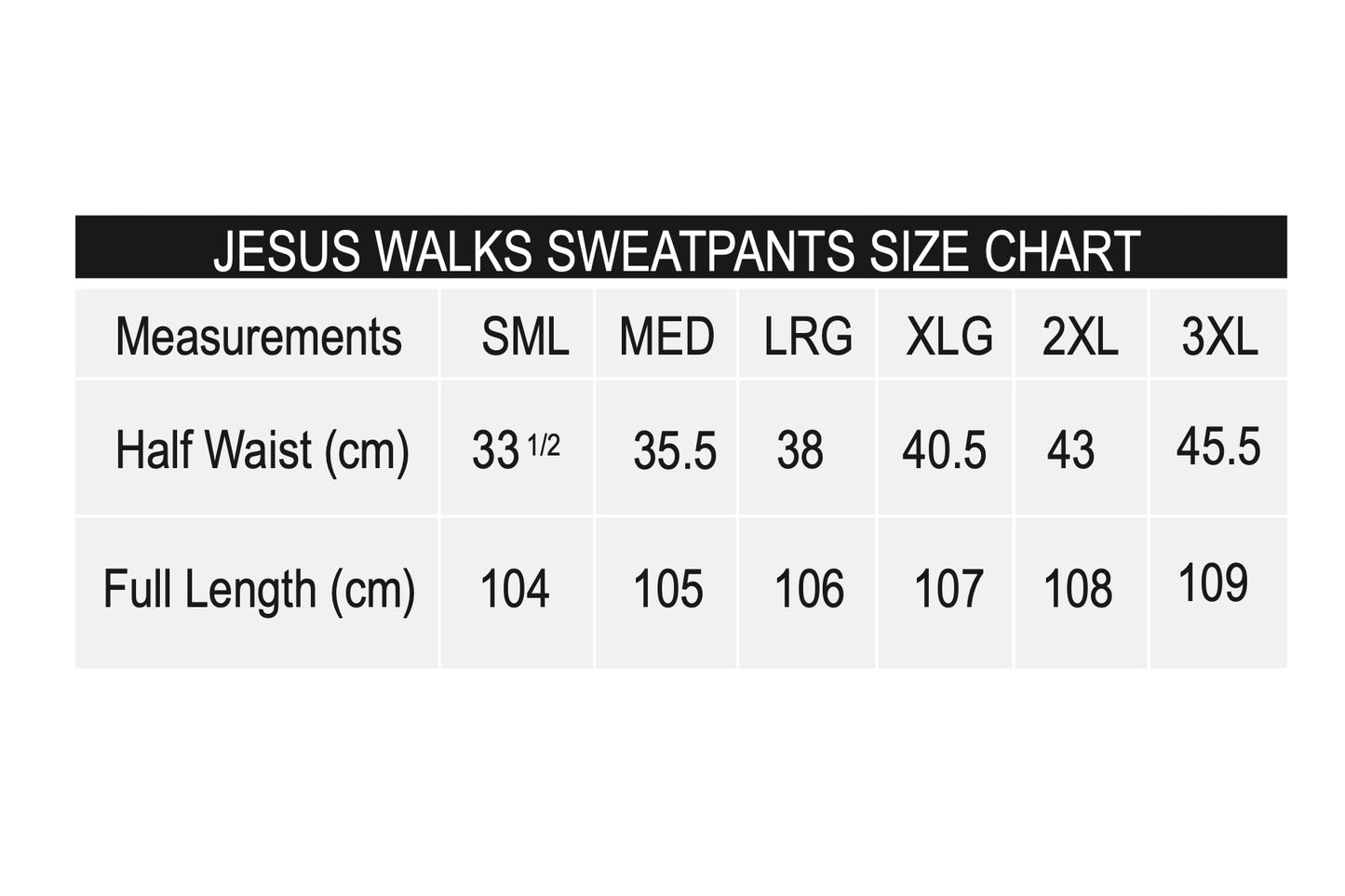 JESUS WALKS SWEATPANTS (WALNUT)