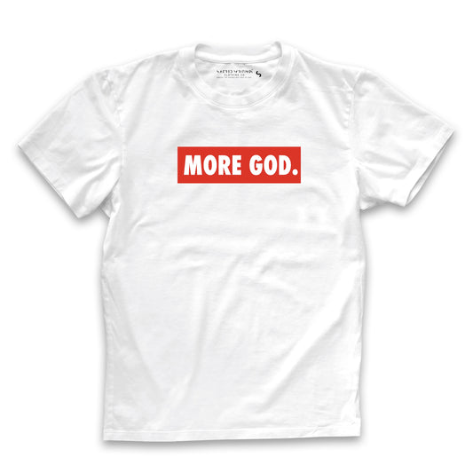 MORE GOD TEE (RED)